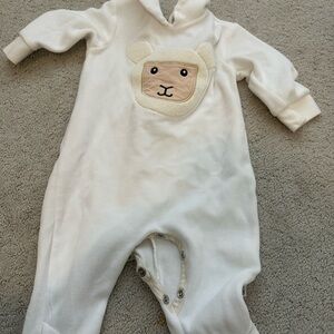 Cozy Cream Bear Kids Footie
